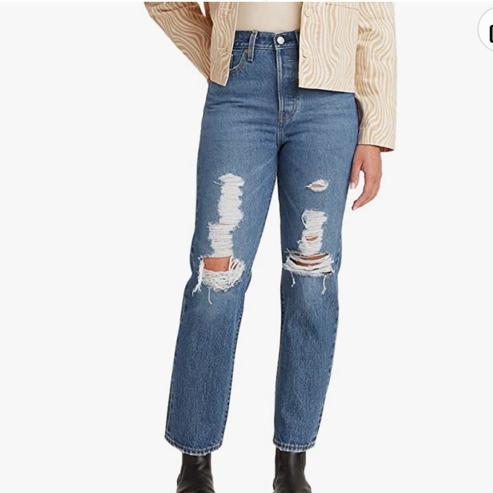 NWT Levi’s Premium Wedgie straight button fly jeans 26
